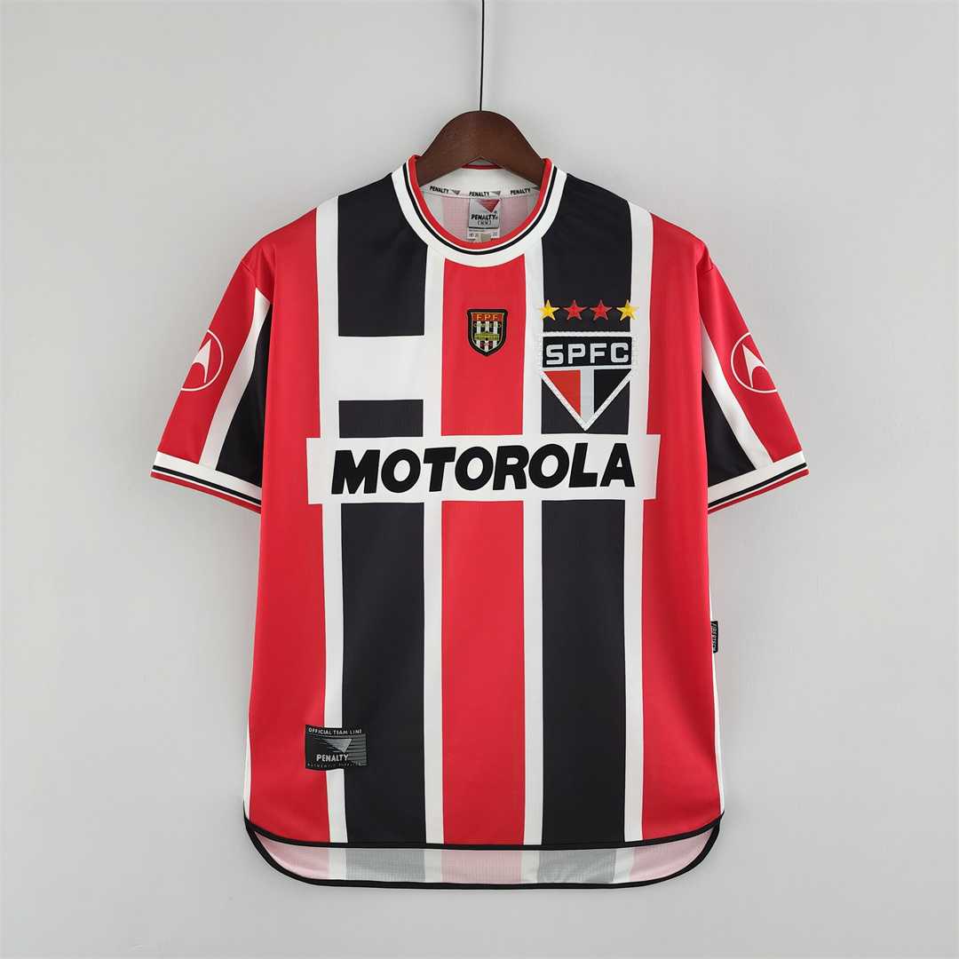AAA Quality Sao Paulo 2000 Away Black/Red Soccer Jersey